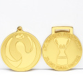 Médaille de prix de souvenir rond de médaille de cuivre de logo fait sur commande d&#39;alliage de zinc d&#39;Oem